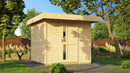 Weka Gartenhaus Softline Kingston 172, 235x301, Naturbelassen