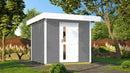 Weka Gartenhaus Softline Kingston 172, 235x301, Carbongrau