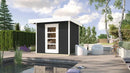 Weka Gartenhaus Kingston wekaLine 172, 295x301, Anthrazit