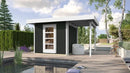 Weka Gartenhaus Kingston wekaLine 172, 445x301, Anthrazit