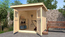 Weka Gartenhaus Blackmount 179, 235x241, Naturbelassen