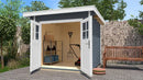 Weka Gartenhaus Blackmount 179, 235x241, Carbongrau
