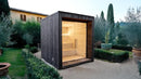 Weka Saunahaus Luua Cube, 210,0x254,5, Schwarz