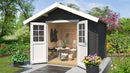 Weka Gartenhaus Vaduz 209, 300x250, Carbongrau