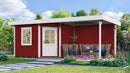 Weka Gartenhaus Winton 213, 541x238, Schwedenrot