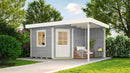 Weka Gartenhaus Winton 213, 385x238, Carbongrau