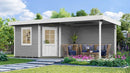 Weka Gartenhaus Winton 213, 533x238, Carbongrau