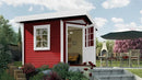 Weka Gartenhaus Winton 213, 298x298, Schwedenrot