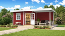 Weka Gartenhaus Winton 213, 593x298, Schwedenrot