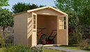 Weka Gartenhaus Barrie wekaLine 218, 301x235, Naturbelassen