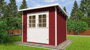 Weka Gartenhaus Barrie wekaLine 219, 235x241, Schwedenrot