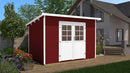 Weka Gartenhaus Barrie wekaLine 219, 295x240, Schwedenrot
