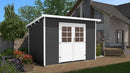 Weka Gartenhaus Barrie wekaLine 219, 295x300, Anthrazit
