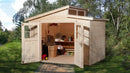 Weka Gartenhaus Blackmount 226, 295x209, Naturbelassen