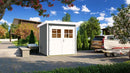 Weka Gartenhaus Blackmount 227, 205x209, Carbongrau