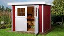 Weka Gartenhaus Blackmount 227, 235x239, Schwedenrot