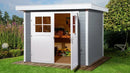 Weka Gartenhaus Blackmount 227, 235x239, Carbongrau