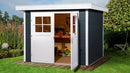 Weka Gartenhaus Blackmount 227, 235x239, Anthrazit