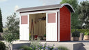Weka Schiebetürhaus Stockton 228, 295x215, Schwedenrot