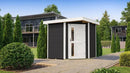 Weka Gartenhaus Blackmount Angle 229, 209x205, Anthrazit
