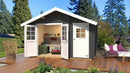 Weka Gartenhaus Vaduz 253, 370x200, Carbongrau