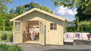 Weka Gartenhaus Vaduz 253, 370x250, Naturbelassen
