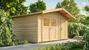 Weka Gartenhaus Blackmount 261, 401x235, Naturbelassen