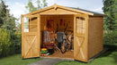 Weka Gartenhaus Blackmount 316, 254x295, Eiche hell lasiert