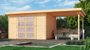 Weka Gartenhaus Bunbury 321, 489x194, Naturbelassen