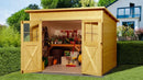 Weka Gartenhaus Blackmount 325, 299x250, Eiche hell lasiert