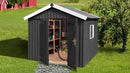 Weka Schwedenhaus Vassbo 349, 277x286, Anthrazit