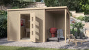 Weka Gartenhaus Granby wekaLine 413, 450x300, Naturbelassen