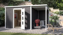 Weka Gartenhaus Granby wekaLine 413, 450x300, Anthrazit