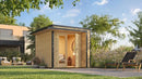 Weka Gartenhaus Amberley, 250x250, Naturbelassen