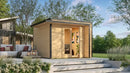 Weka Gartenhaus Amberley, 300x300, Naturbelassen
