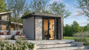 Weka Gartenhaus Amberley, 300x300, grau/anthrazit