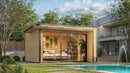 Weka Gartenhaus Amberley, 400x400, Naturbelassen