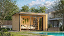 Weka Gartenhaus Amberley, 400x400, Naturbelassen