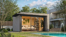 Weka Gartenhaus Amberley, 400x400, grau/anthrazit
