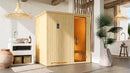 Weka Elementsauna Halmstad, 192x142, Glastür