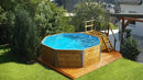 Weka Gartenpool 593, 471x571, Grün imprägniert