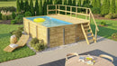 Weka Gartenpool Siarago 595, 416x309, Folie Blau, mit Filteranlage