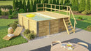Weka Gartenpool Siarago 595, 416x309, Folie Sand, mit Filteranlage