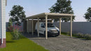 Weka Carport 617, 294x784, Grün imprägniert