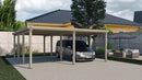 Weka Carport 618, 576x591, Grün imprägniert