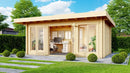 Weka Gartenhaus Stoke 709, 480,00x250,00, Naturbelassen