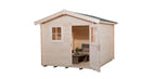 Weka Gartenhaus Blumberg 106, 250x300, Naturbelassen