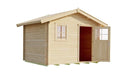 Weka Gartenhaus Blumberg 107, 300x250, Naturbelassen