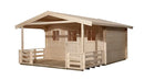 Weka Gartenhaus Blumberg 110, 380x500, Naturbelassen