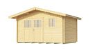 Weka Gartenhaus Blumberg 110, 380x380, Naturbelassen